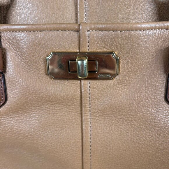 Coach Chelsea East West Jayden Carryall Leather Satchel in Camel - EUC! - Picture 4 of 14